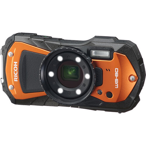 Product Image of CLEARANCE Ricoh WG-80 Digital Waterproof/Tough Camera (Orange)