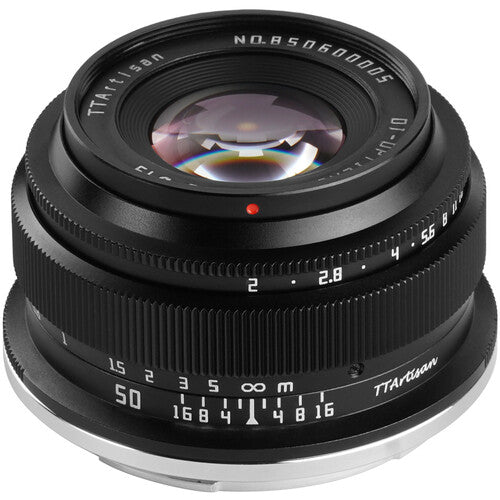 TTArtisan 50mm f/2 Lens - Black