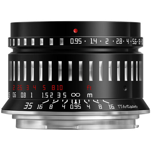 TTArtisan 35mm f/0.95 Lens - Black/silver