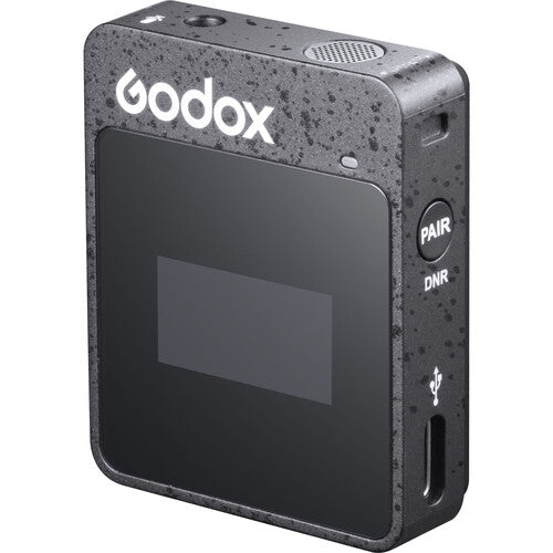 Godox MoveLink II M2 Compact 2-Person Wireless Microphone System for Cameras & Smartphones with 3.5mm 2.4 GHz