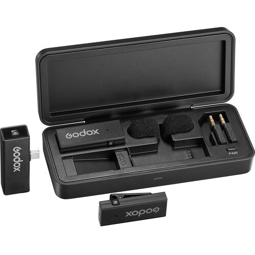 Godox MoveLink Mini UC 2-Person Wireless Microphone System for Cameras & Smartphones 2.4 GHz (type C)