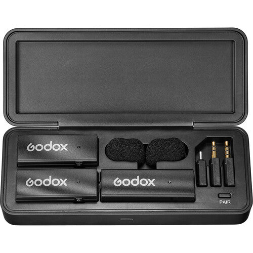 Godox MoveLink Mini UC 2-Person Wireless Microphone System for Cameras & Smartphones 2.4 GHz (type C)