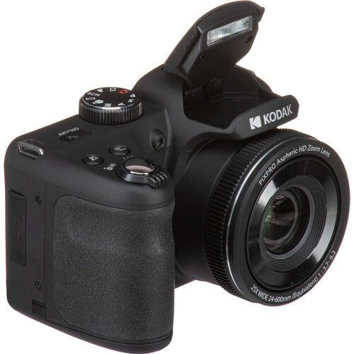 KODAK PIXPRO Astro Zoom AZ255-BK 16MP Digital Camera with 25X Optical Zoom 24mm Wide Angle 1080P Full HD Video and 3" LCD (Black)