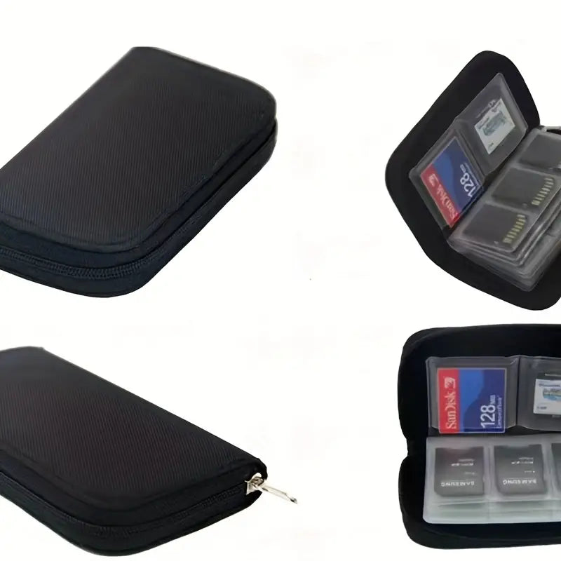 SD Card/XQD/CFast Memory card wallet case - Black