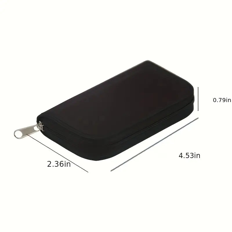 SD Card/XQD/CFast Memory card wallet case - Black