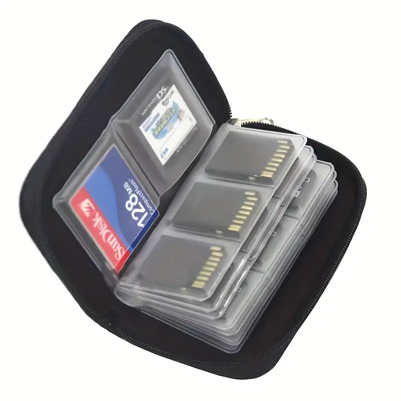 SD Card/XQD/CFast Memory card wallet case - Black