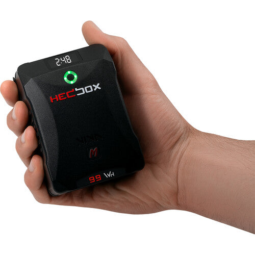 HEDBOX Nina M Smart Mini V-Mount Battery, Low Capacity Alarm, OLED Display