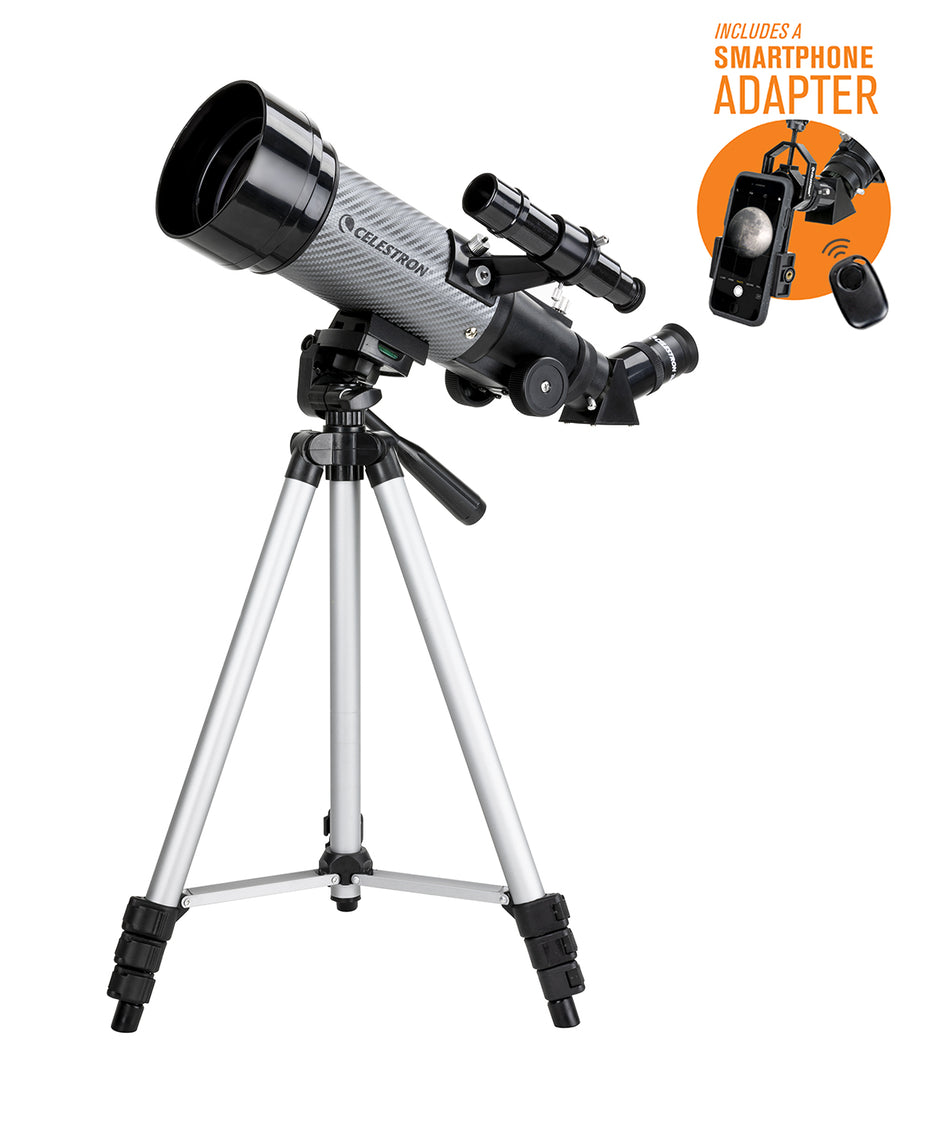Clearance Celestron Travel Scope 70 DX Portable Telescope with Smartphone Adapter
