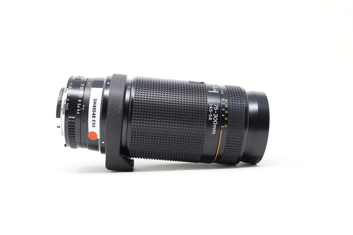 Used Nikon AF Nikkor 75-300mm F4.5-5.6 AF-D Macro lens (SH40548)