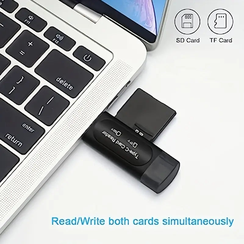 Generic USB Type C SD & Micro SD Card Reader