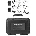 Saramonic UwMic9S Kit 1 Adavanced Wireless Lavalier Microphone System w/ DK3A Pro Lav, Li-Ion Power, Dual-Channel Cam-Mountable Receiver, HP Out and Hard Case