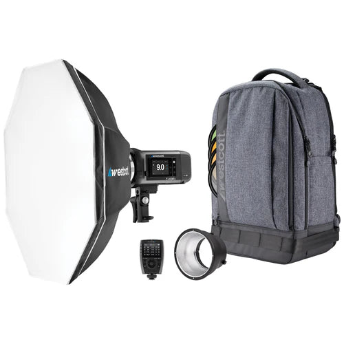 Westcott FJ400 II Strobe 1-Light Backpack Kit with FJ-X3 M Universal Wireless Trigger - (5712S)