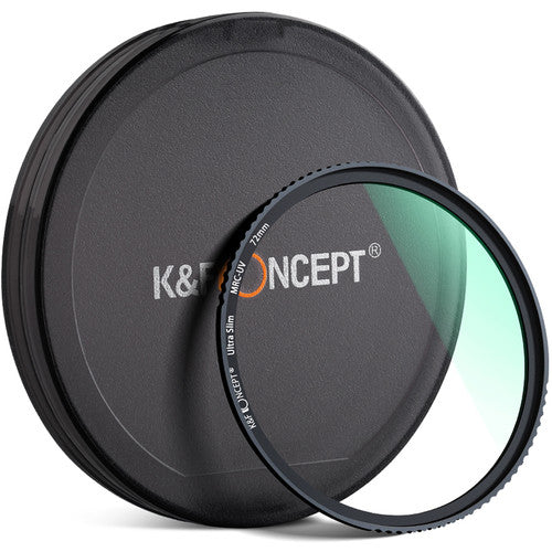 K&F Concept 58mm HD Ultra-Slim MC/UV Cut L380 Multicoated Filter with Nano Resistance Coating