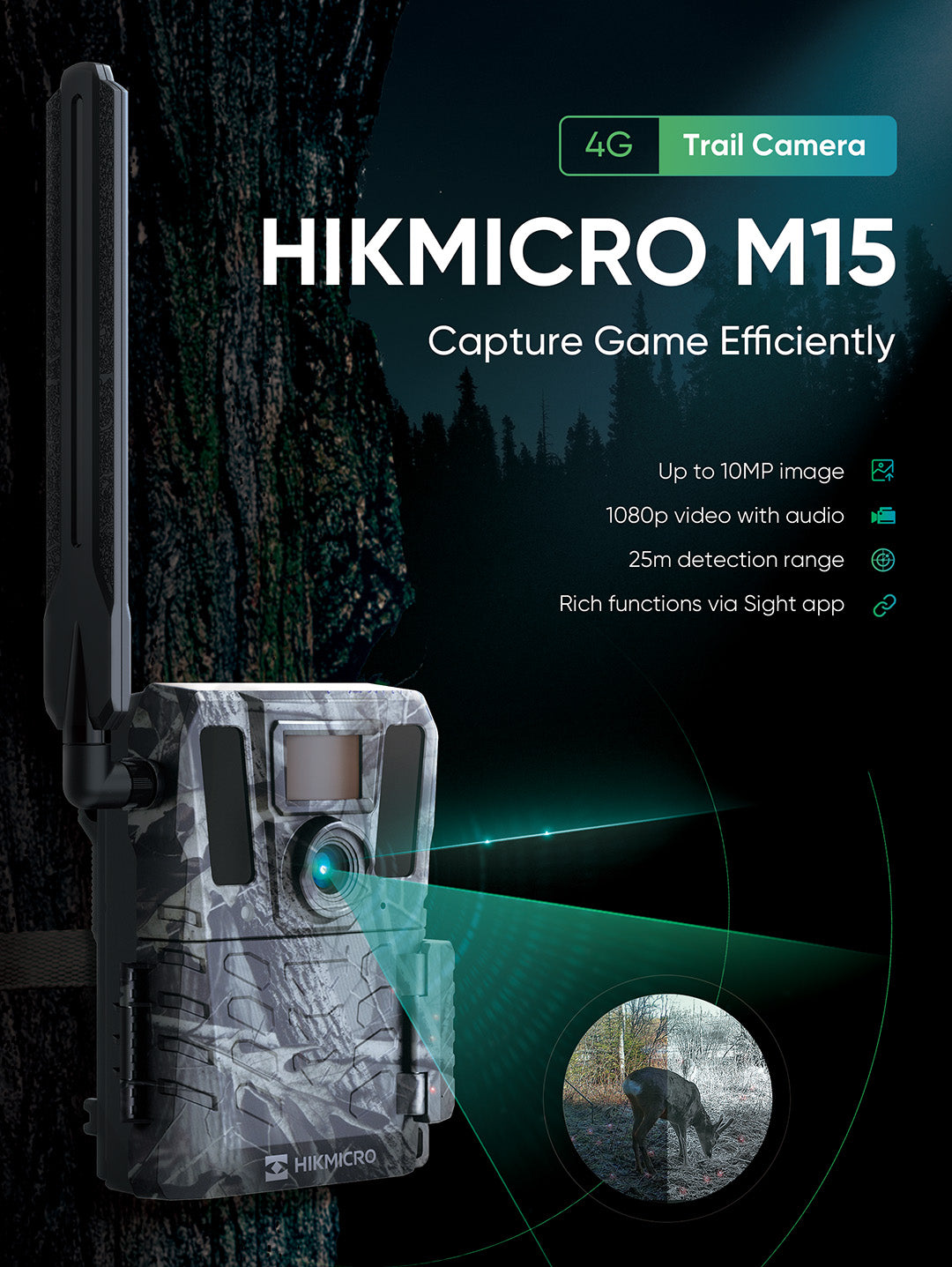 Hikmicro M15 4G Trail Camera