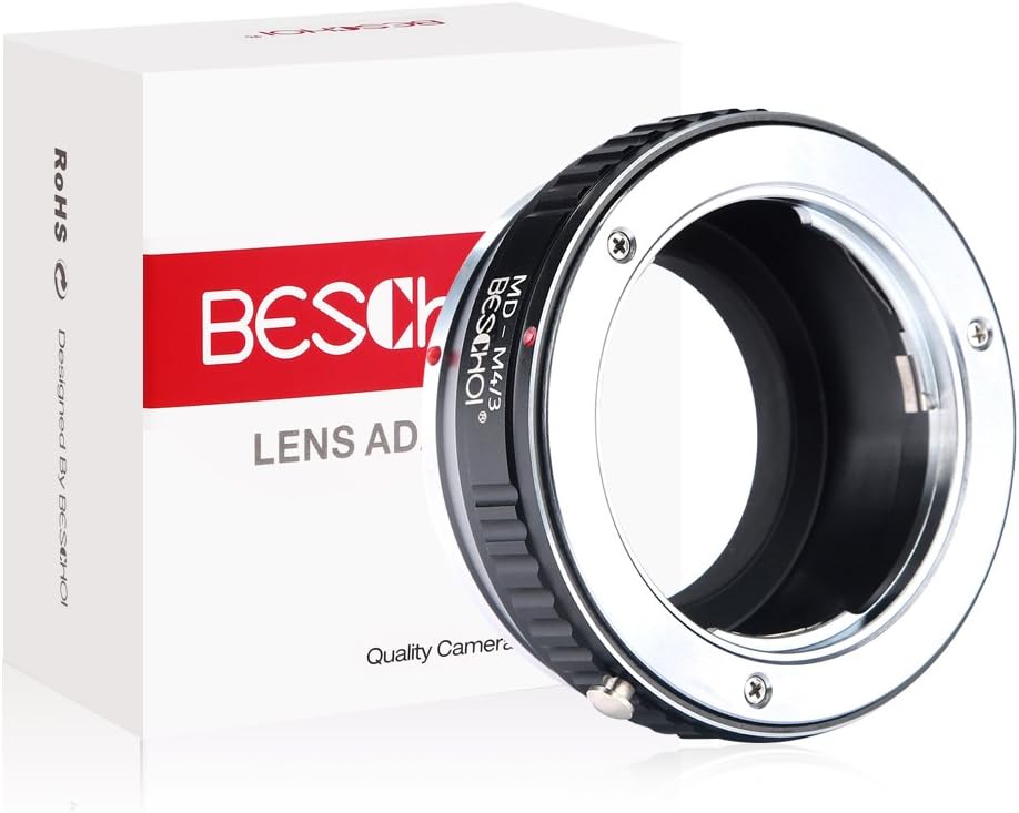 Beschoi Lens Mount Adapter for Minolta Rokkor MD/MC SLR Lens to Micro Four Thirds Camera Body