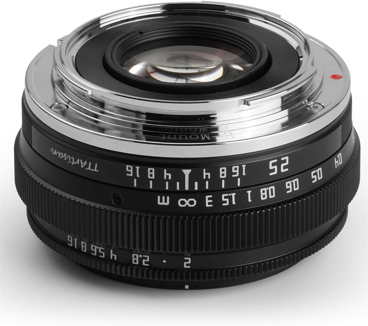 TTArtisan APS-C 25mm F2 Metal Bodied Lens Compatible with Sony E Mount - Black