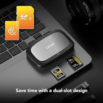 Dual-Slot CFexpress & SD Memory Card Reader