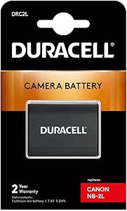 Duracell Battery Charger for canon NB-2L Batteries (Fits Canon EOS 350D, 400D, Rebel XT, Rebel XTi, PowerShot G7, G8, S30, S40, S45, S50, S60, S80)