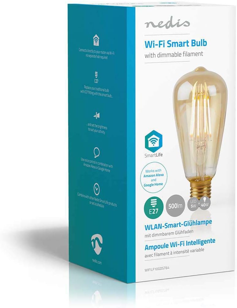 NEDIS WiFi Smart LED Dimmable Filament