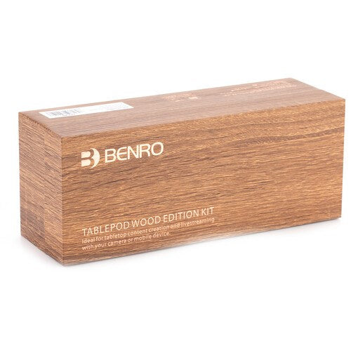 Benro Tablepod Tripod Wooden Edition Kit - Walnut