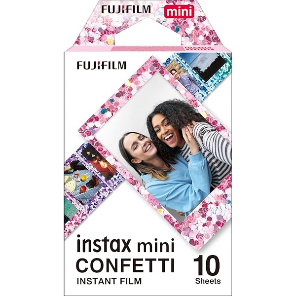 Fujifilm instax mini film - Confetti (10 shots)