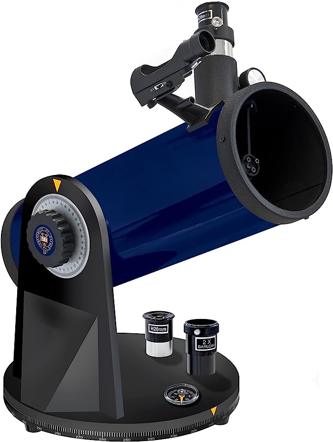 University of Oxford EA of Oxford 9203810 Compact Travel Telescope 114/500 with Sun Filter and Integrated Compass