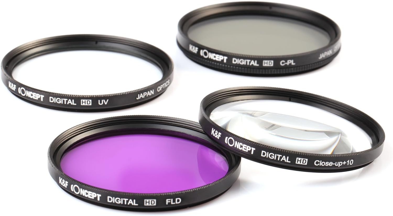 K&F Concept 52MM UV+CPL+FLD+4,4, Filter Kit