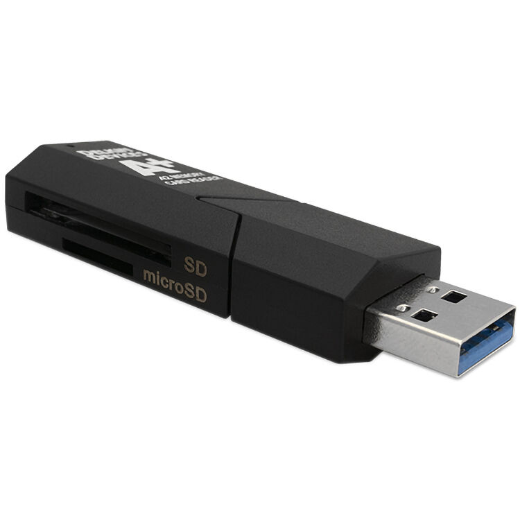 Delkin Devices USB 3.1 Gen 1 SD & microSD A2 Memory Card Reader