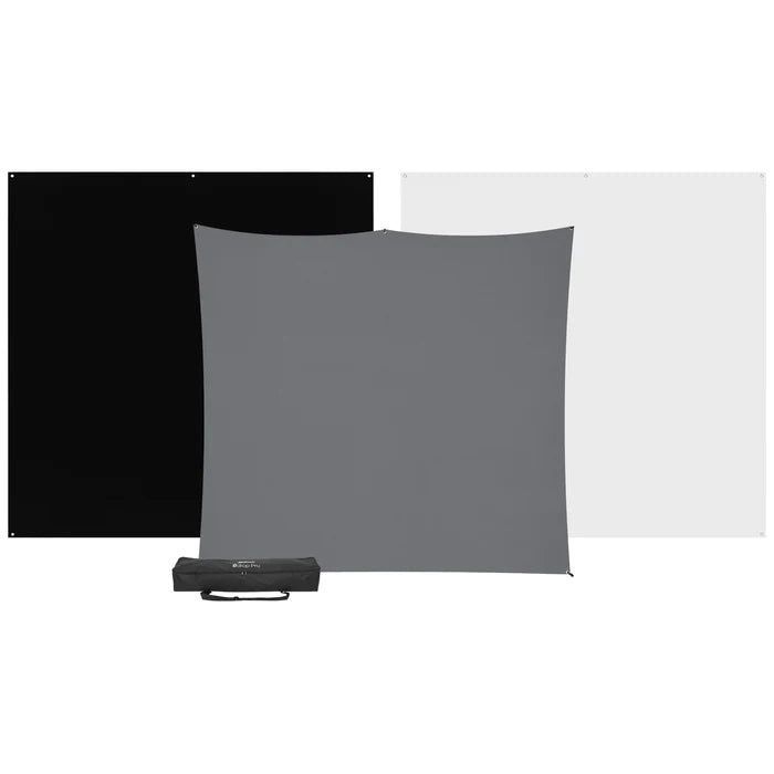 Product Image of Westcott X-Drop Pro 3-Pack Backdrop Kit (8x8)