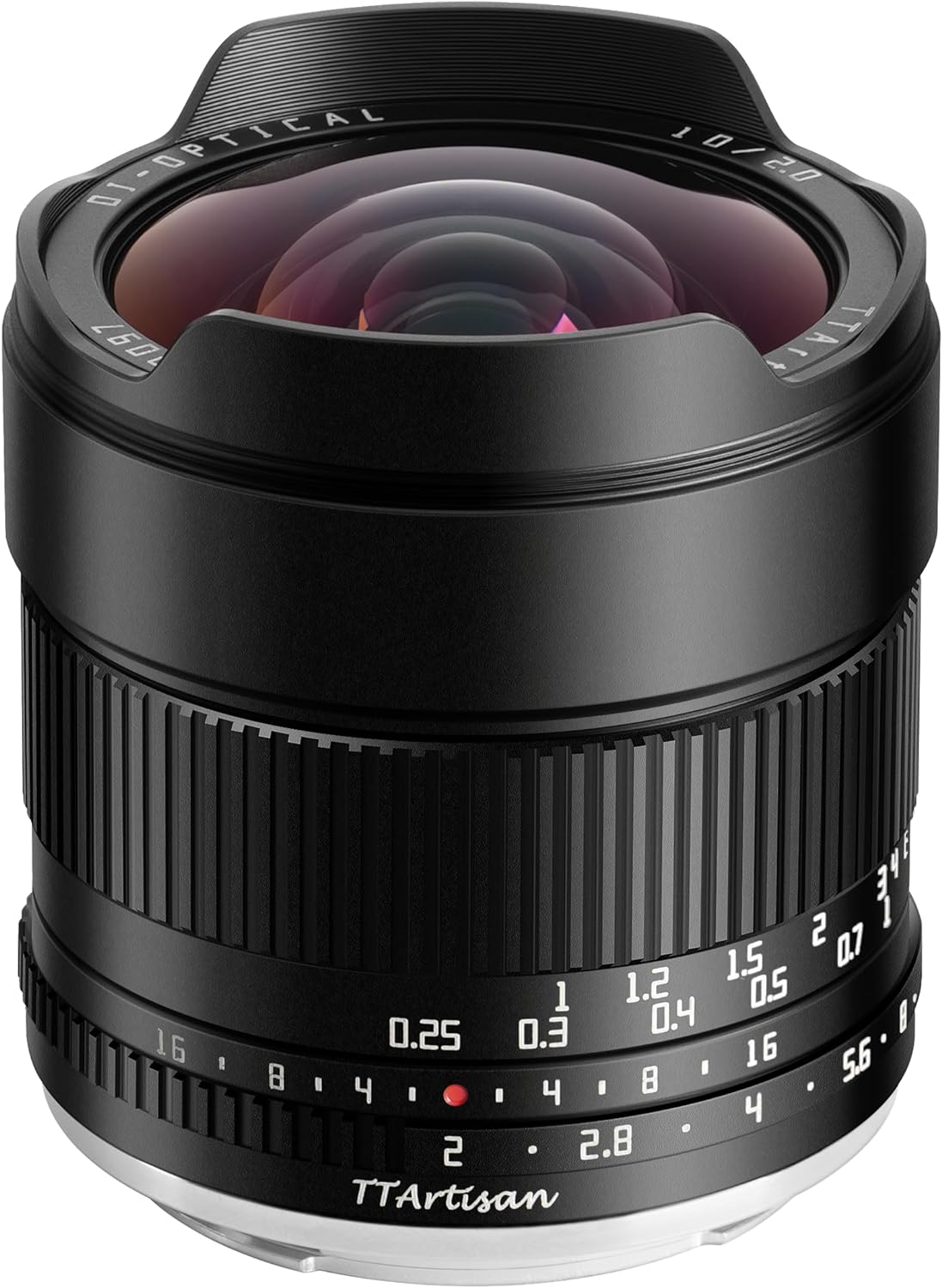 TTArtisan APS-C 10mm F2 Metal Bodied Lens Compatible with Canon RF Mount - Black