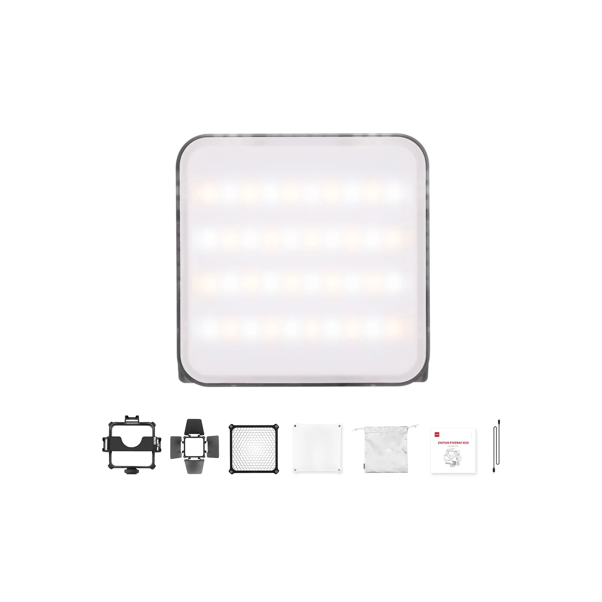 Zhiyun FIVERAY M20 bi colour LED light - Combo