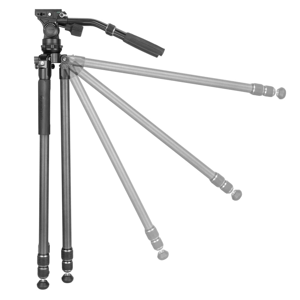 Vanguard Alta Pro 3VL 303CV 18 Carbon Tripod With Levelling Base And Video Head - 15kg Load Capacity