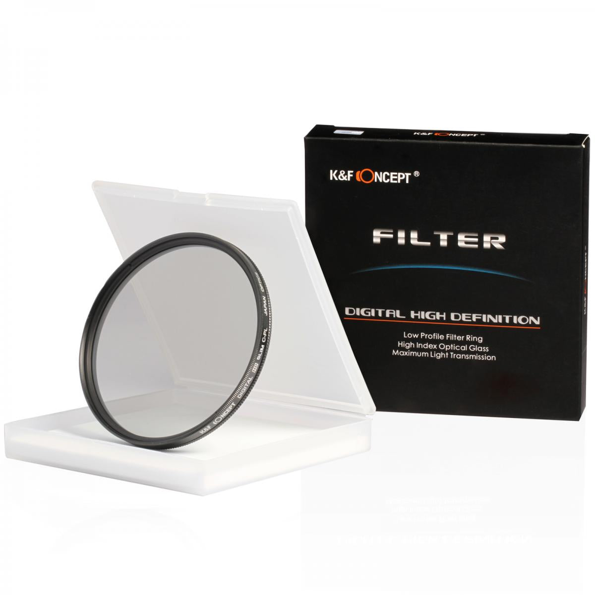 K&F Concept 82mm circular polarising filter CPL polarisation filter