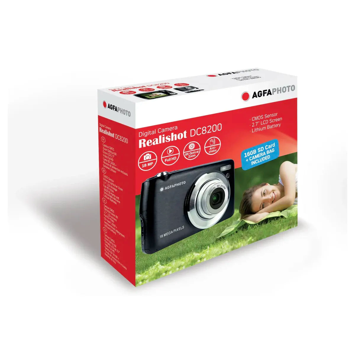 Agfa Photo Realishot DC8200 Compact Digital Camera - Black