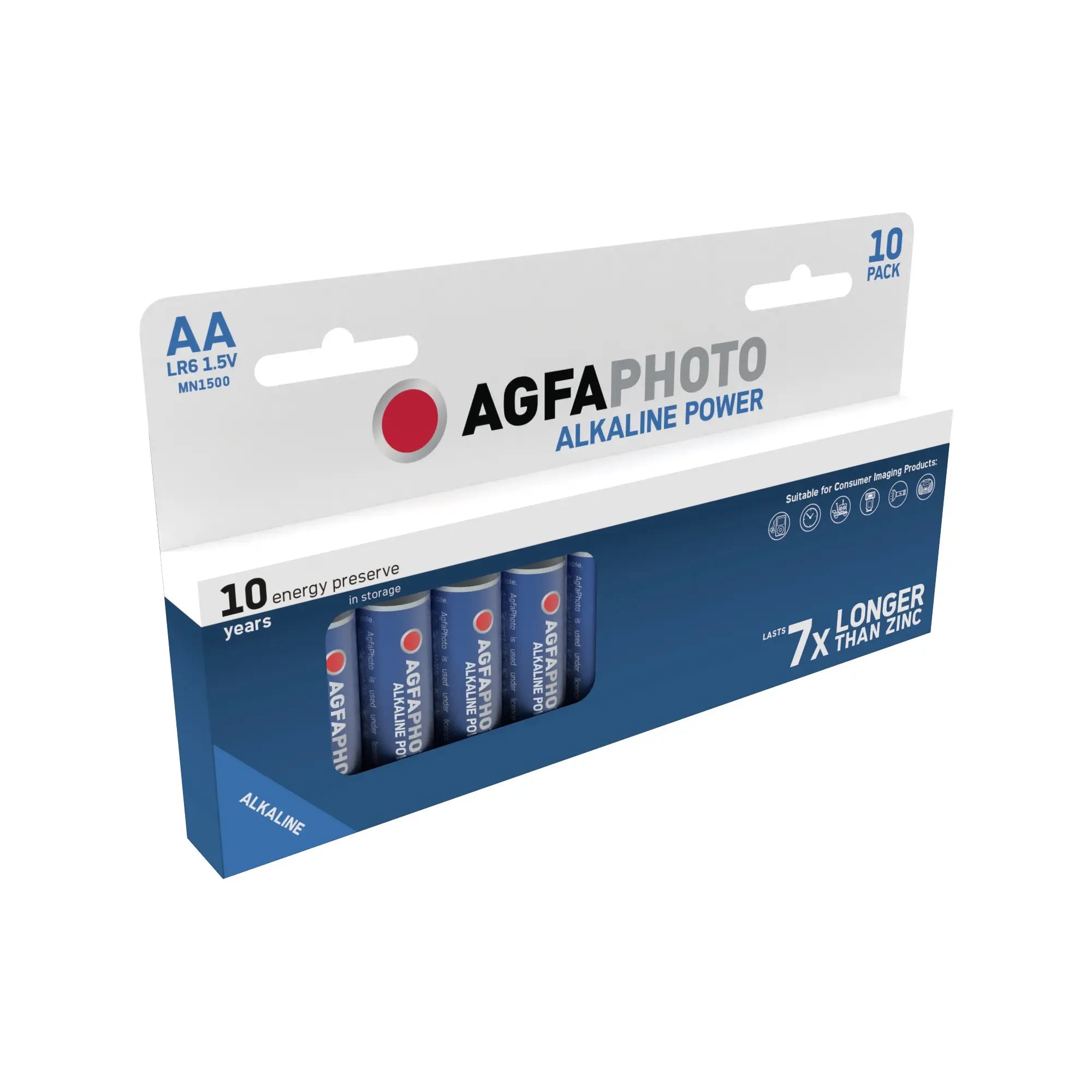 AgfaPhoto Alkaline Power AA (10 Pack)
