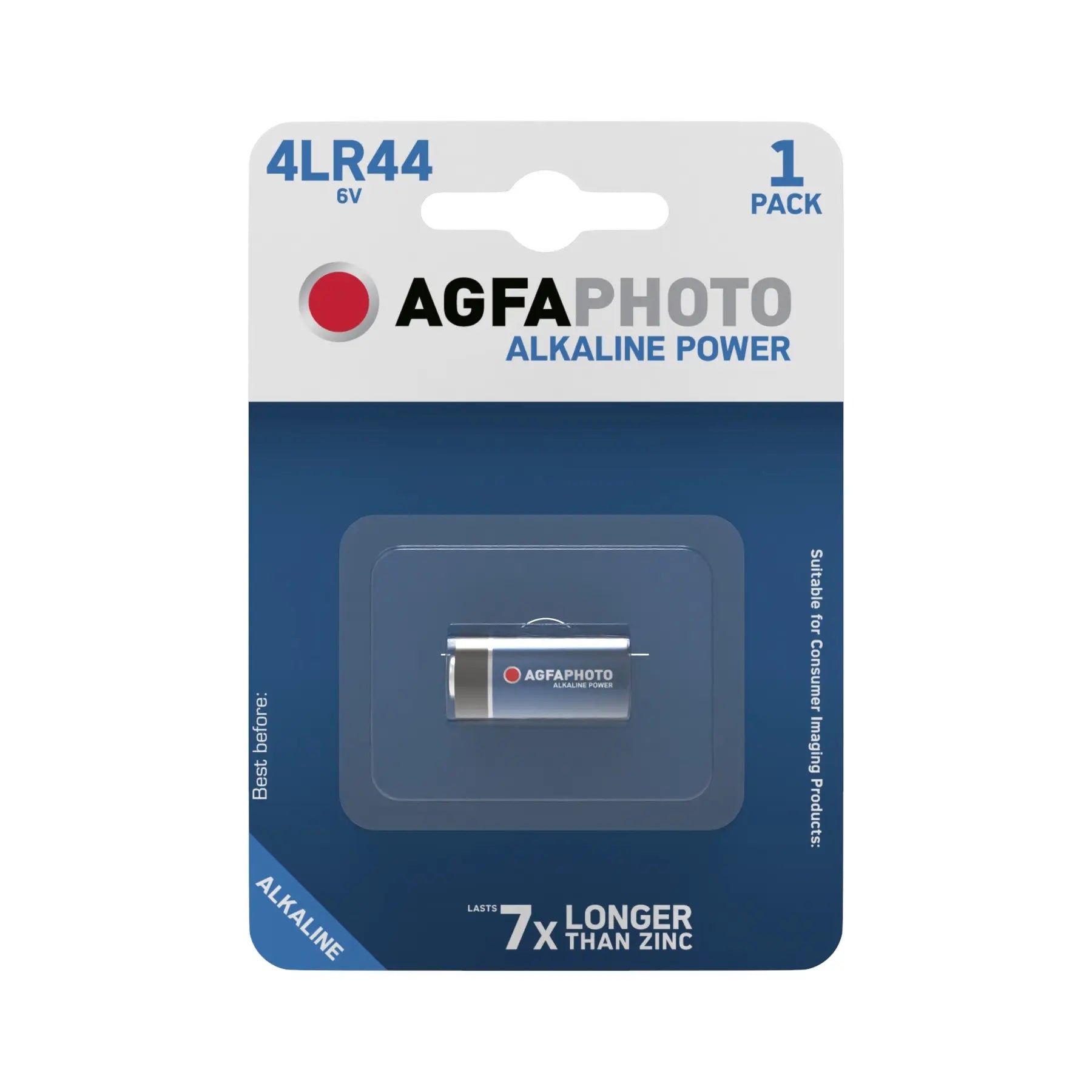 Agfaphoto Alkaline 4LR44 PX28 6V battery