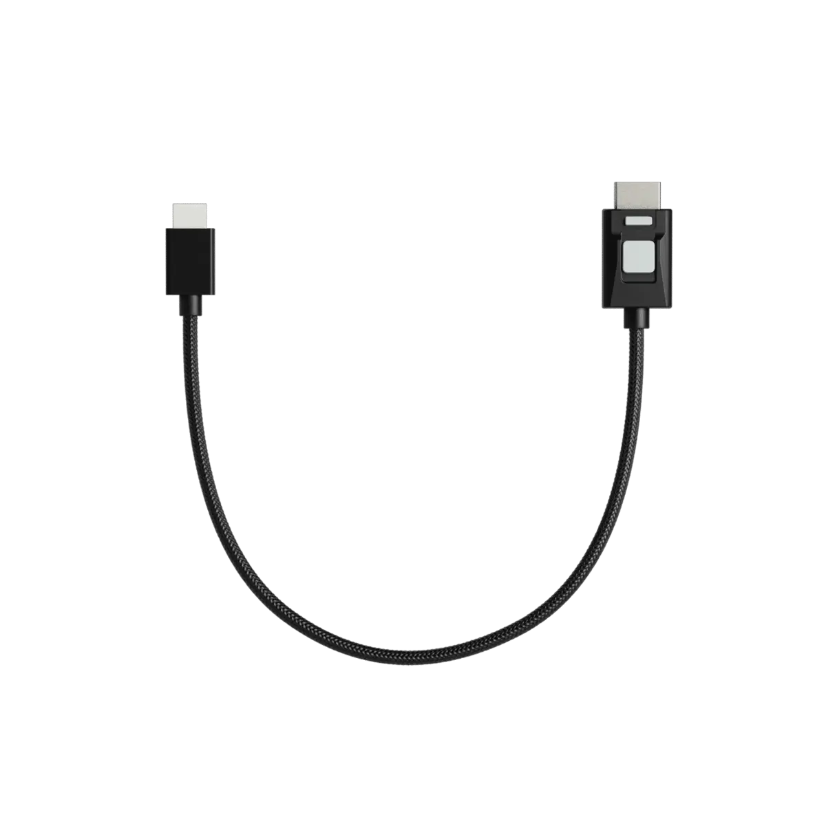 Atomos Locking Mini HDMI Cable 30cm front angle