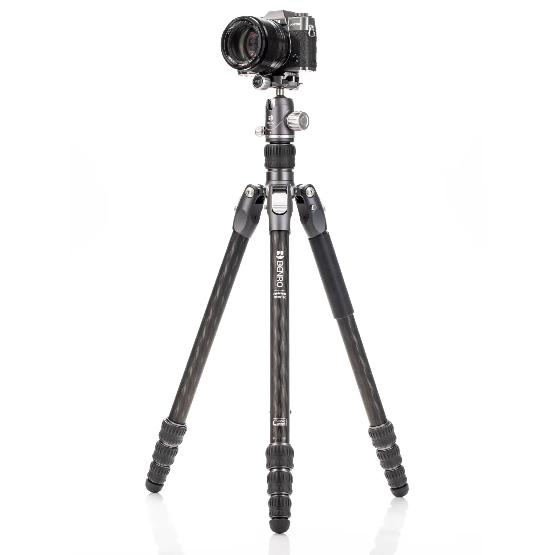 Benro Rhino Carbon Fiber One Series Travel Tripod with VX20 Head (FRHN14CVX20)