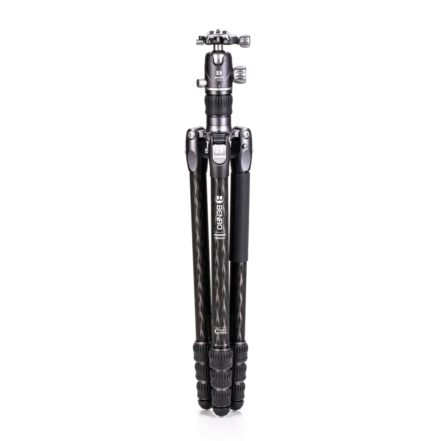 Benro Rhino Carbon Fiber Two Series Travel Tripod with VX25 Head (FRHN24CVX25)