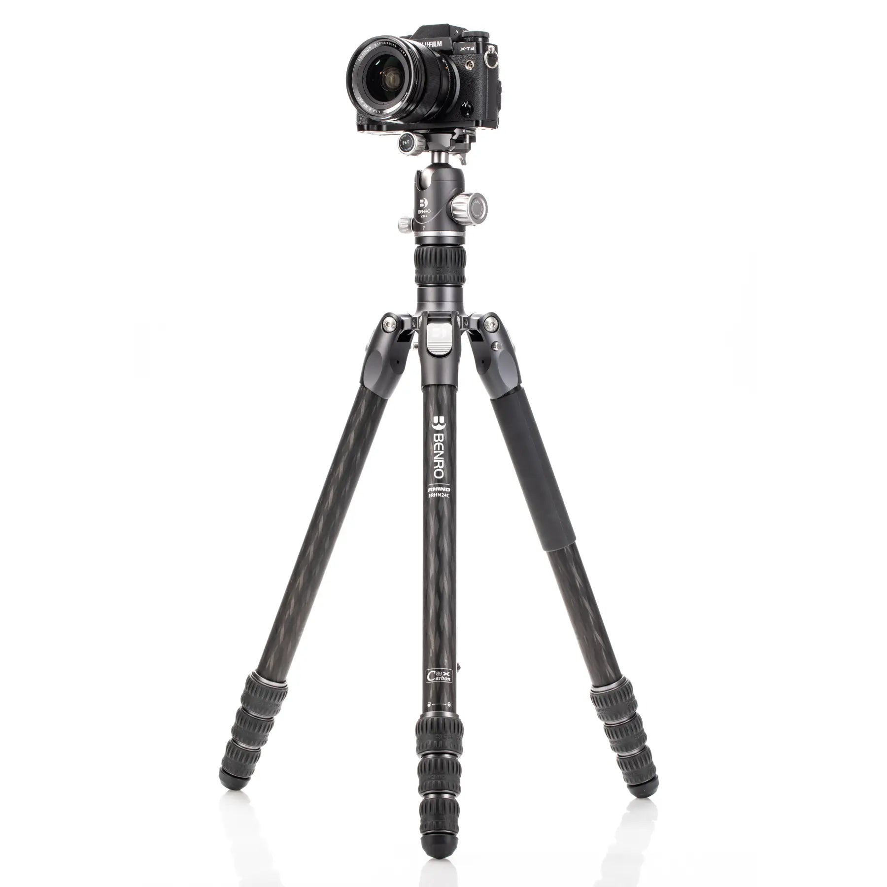 Benro Rhino Carbon Fiber Two Series Travel Tripod with VX25 Head (FRHN24CVX25)