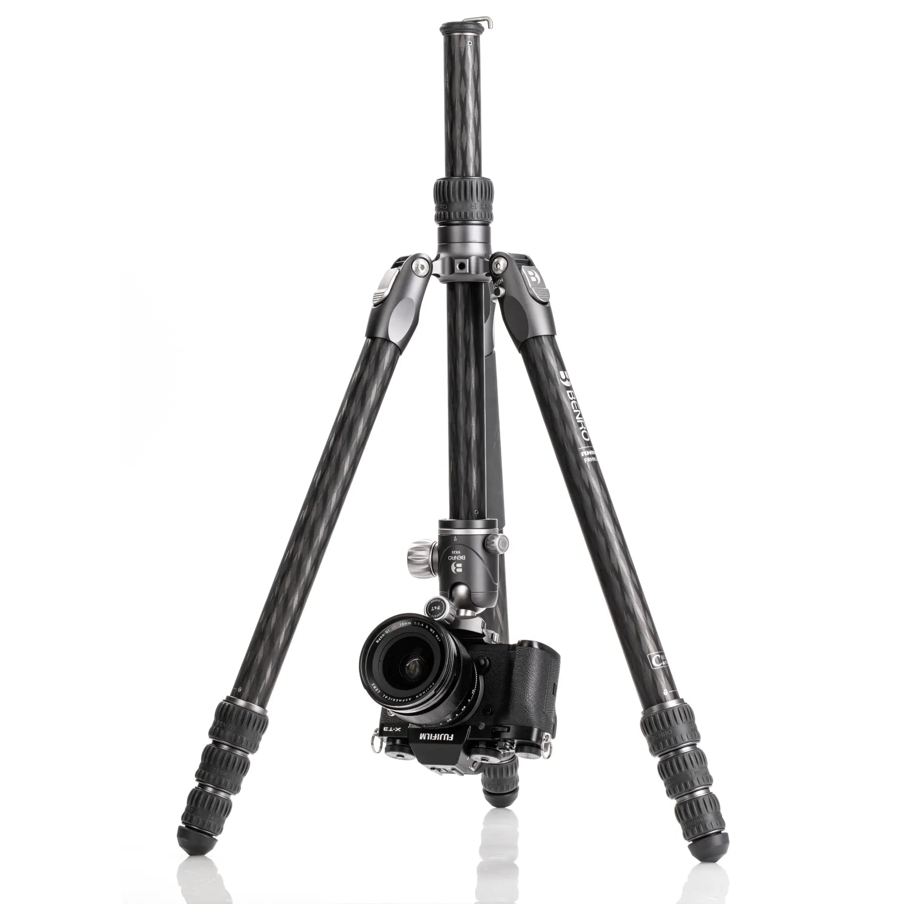 Benro Rhino Carbon Fiber Two Series Travel Tripod with VX25 Head (FRHN24CVX25)