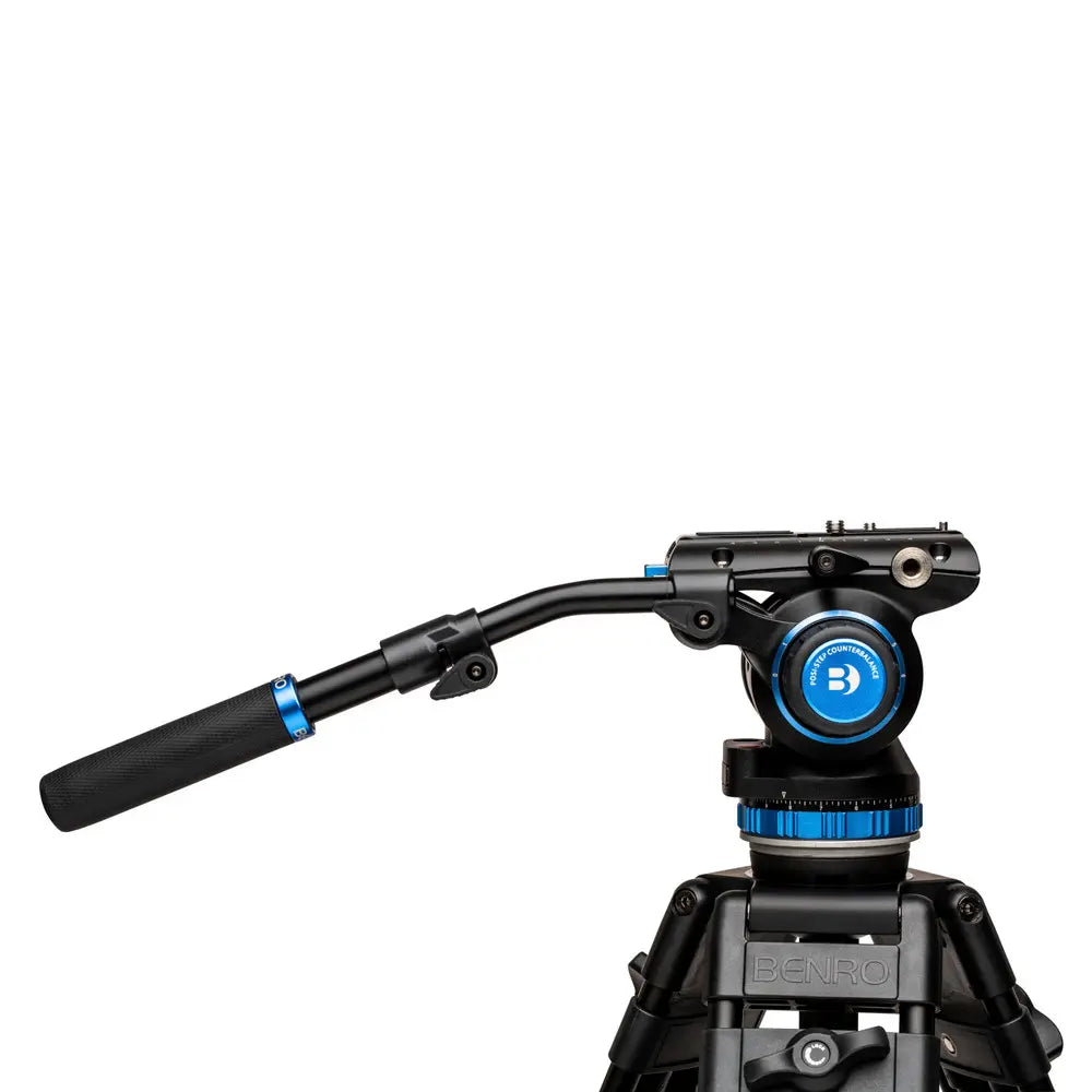 Benro S8 PRO Flat Base Fluid Video Tripod Head