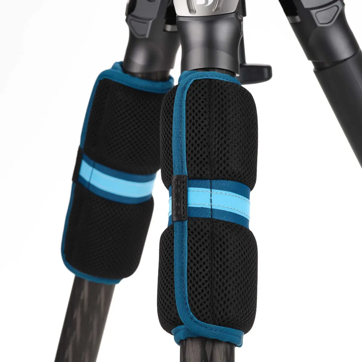 Benro Supadupa Monopod Grip Pad on two tripod legs
