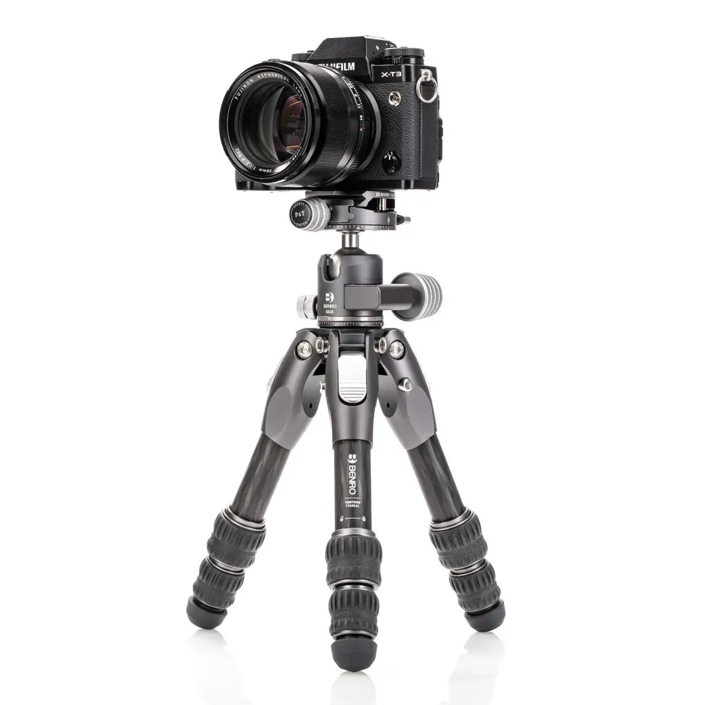 Benro Tortoise Column-less Carbon Fibre Zero Series Tripod with GX25 Ball Head
