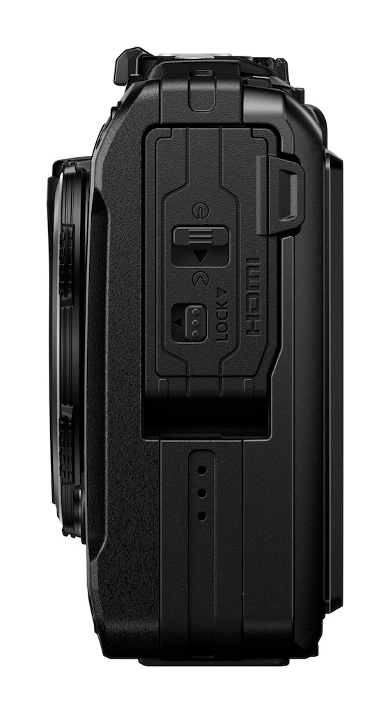 OM System TG-7 Tough Digital Camera - Black with Olympus PT-059 Underwater Housing