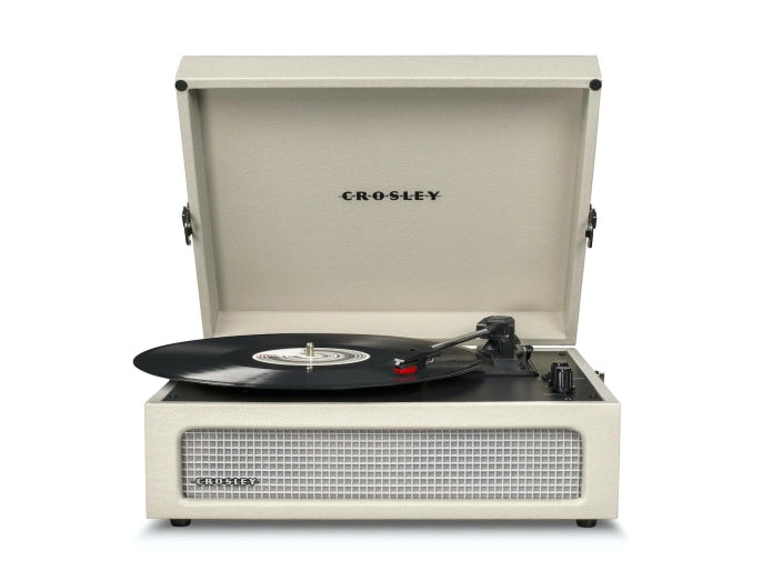 Crosley Voyager Portable Retro vinyl record player turntable with bluetooth – Dune
