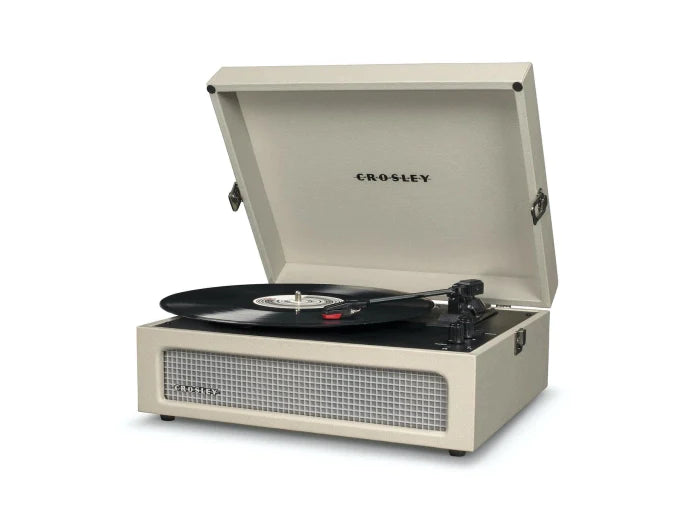 Clearance Crosley Voyager Portable Retro vinyl record player turntable with bluetooth – Dune