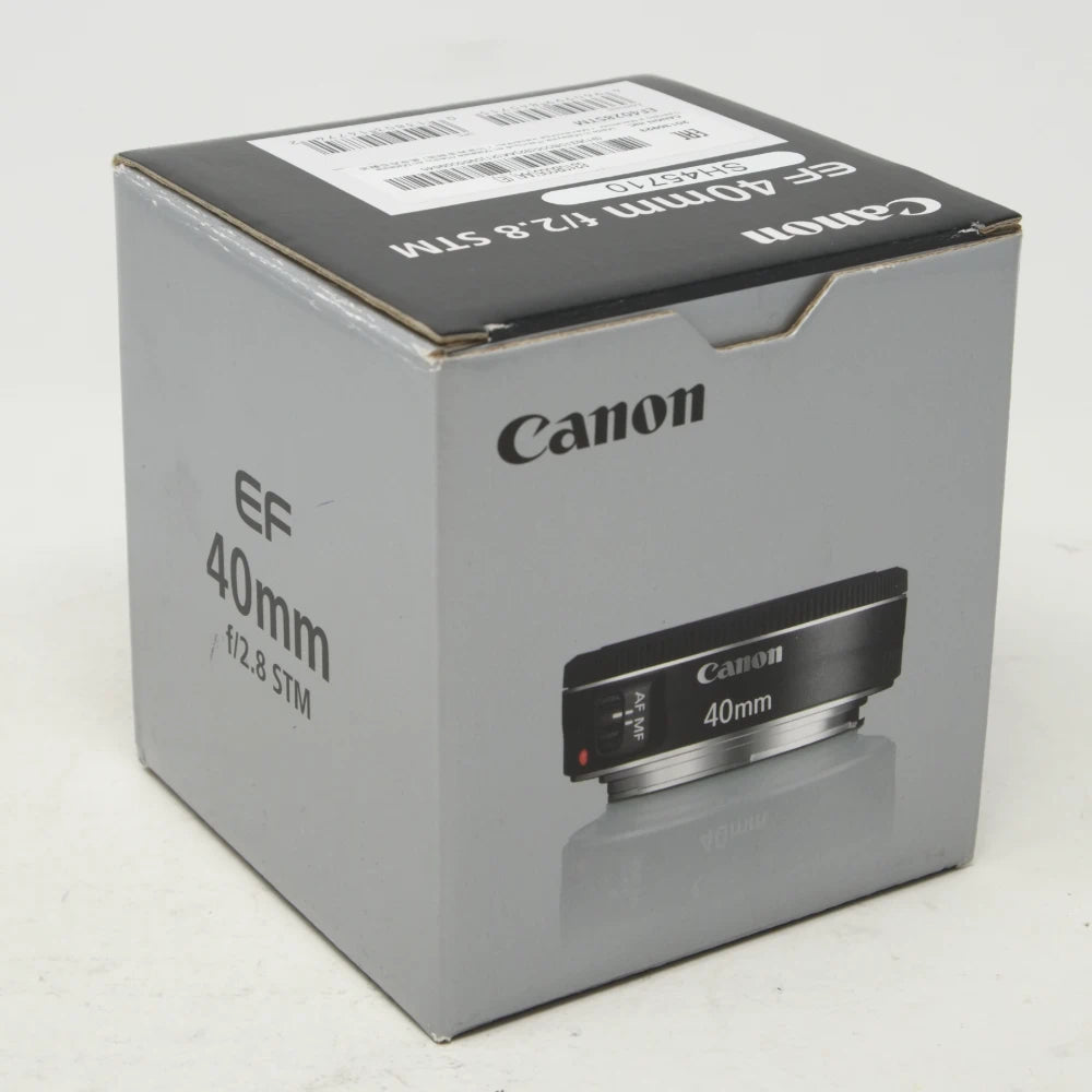 Used Canon EF 40mm F2.8 STM lens (Boxed SH45710)