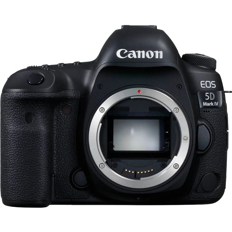 Canon EOS 5D Mark IV camera body on a white background