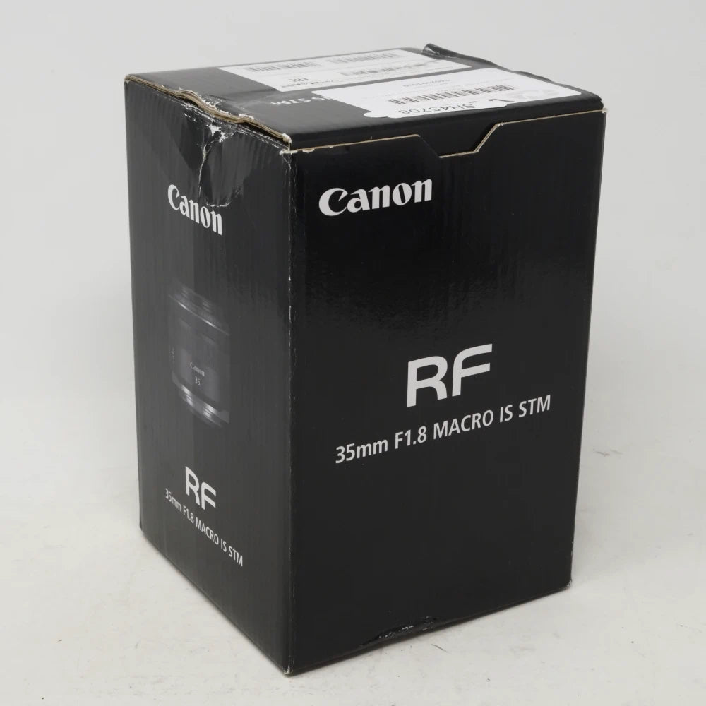 Used Canon RF 35mm F1.8 Macro IS STM lens (Boxed SH45708)